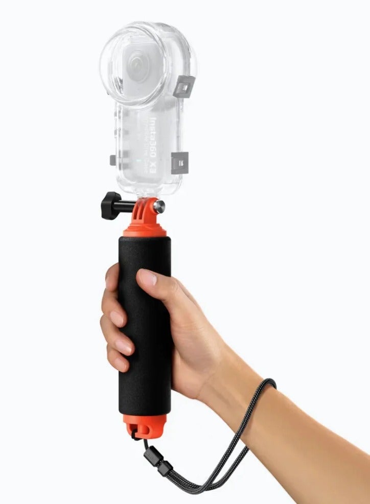Insta360 Floating Hand Grip Stick – Waterproof Selfie Handle Compatible with X5, X4 Air, X4, GO Ultra, GO 3S, GO 3, X3, Ace Pro 2, Ace Pro, Ace, ONE RS (Twin/4K), GO 2, ONE X2, ONE R, ONE X - Image 3